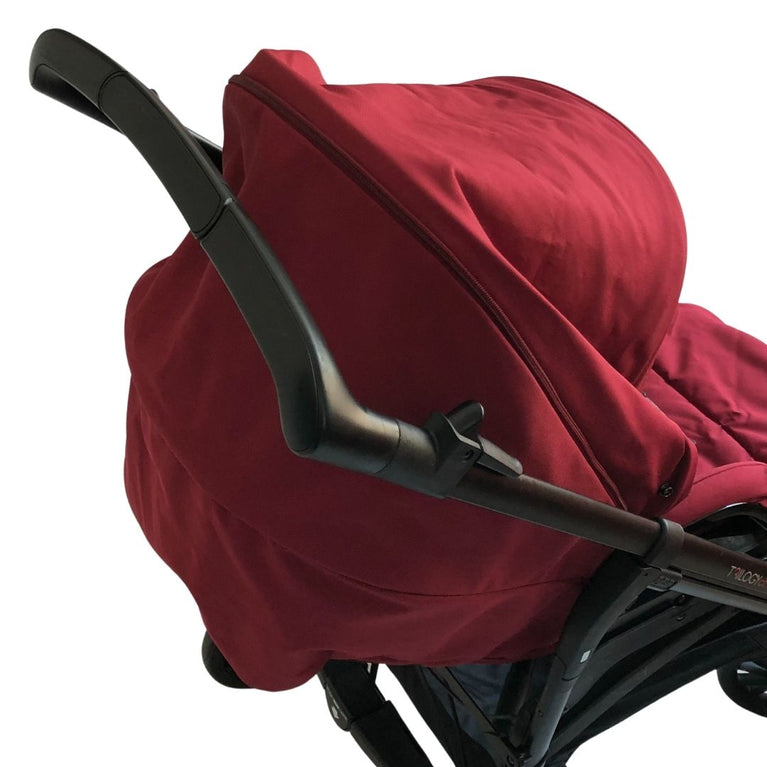 Inglesina Trilogy City 3-in-1 Stroller + Bassinet Bundle - Intense Red (2017)