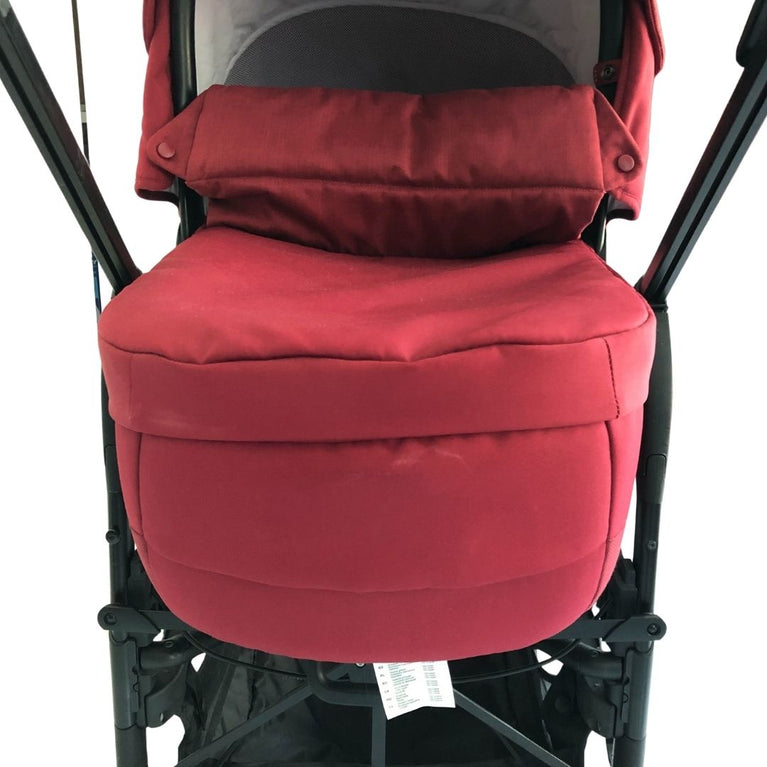 Inglesina Trilogy City 3-in-1 Stroller + Bassinet Bundle - Intense Red (2017)