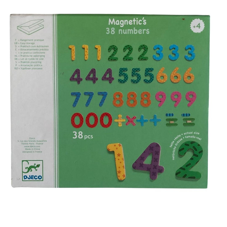 Djeco Wooden Magnetic Letters - 38 Piece Set