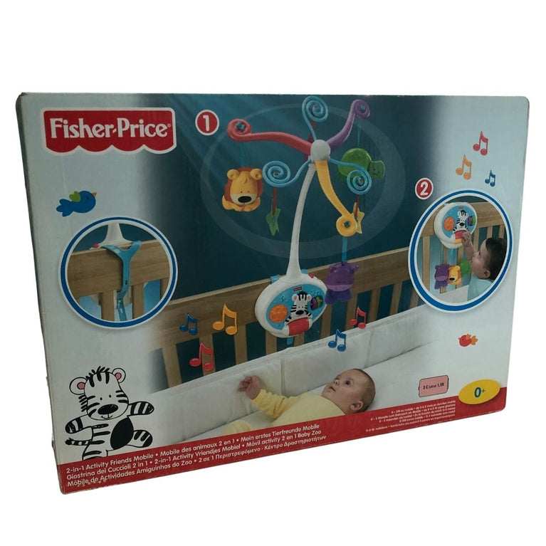 Fisher-Price 2-in-1 Activity Friends Crib Mobile