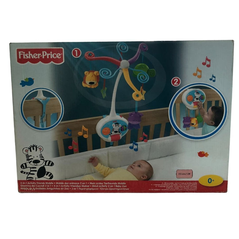 Fisher-Price 2-in-1 Activity Friends Crib Mobile