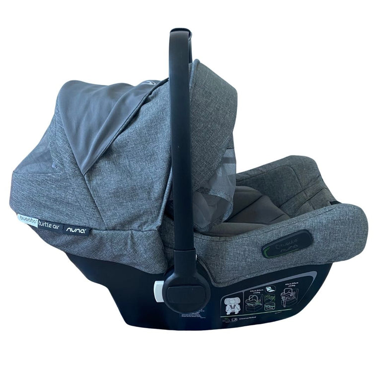 Bugaboo - Turtle Air By Nuna Car Seat - Group 0+ - Grey + Car Seat Adapter