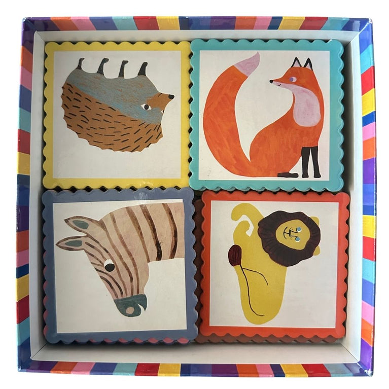 Eeboo Pre-School Animal Memory And Matching Game Brain Game