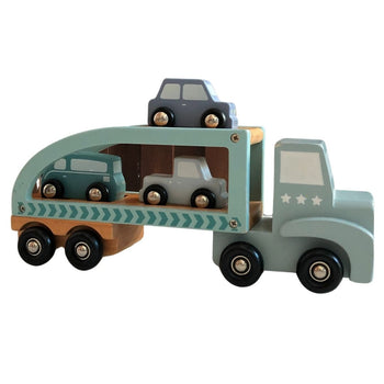 Little Dutch Wooden Transporter Truck with Vehicles