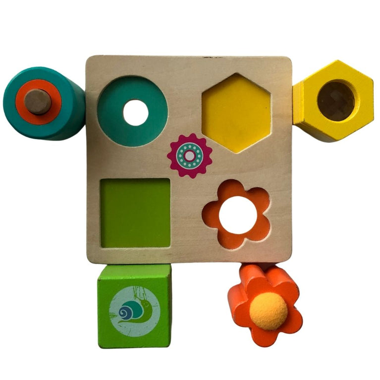 Playtiv Junior Wooden Visual Sensory Tray Puzzle