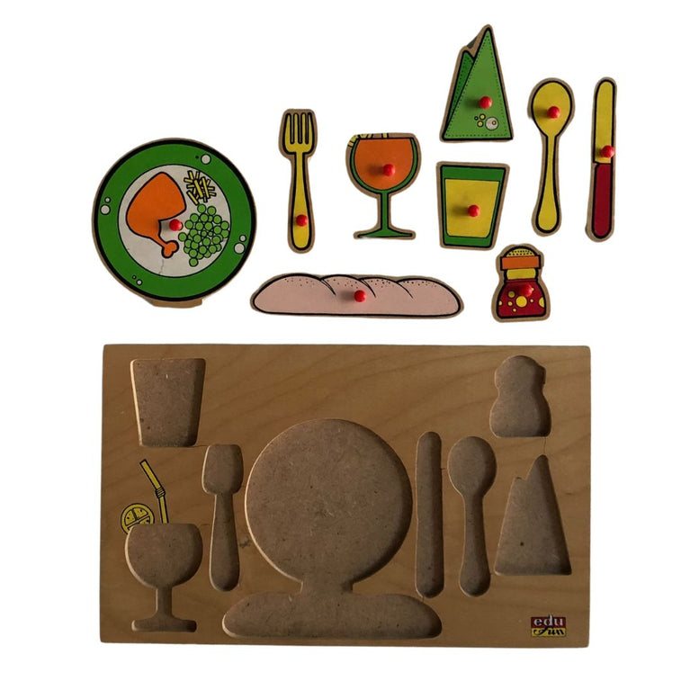 Edu Fun Mealtime Puzzle - Inset Board