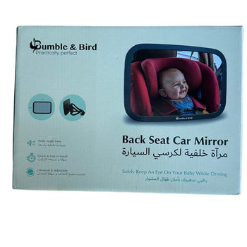 Bumble & Bird Back Seat Car Mirror - Black