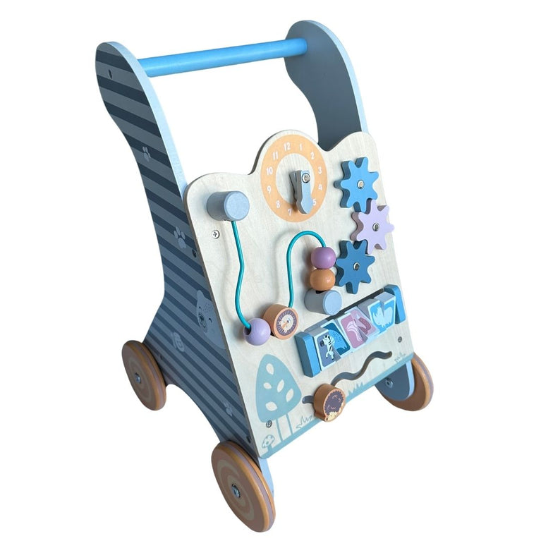 PolarB Wooden Activity Baby Walker