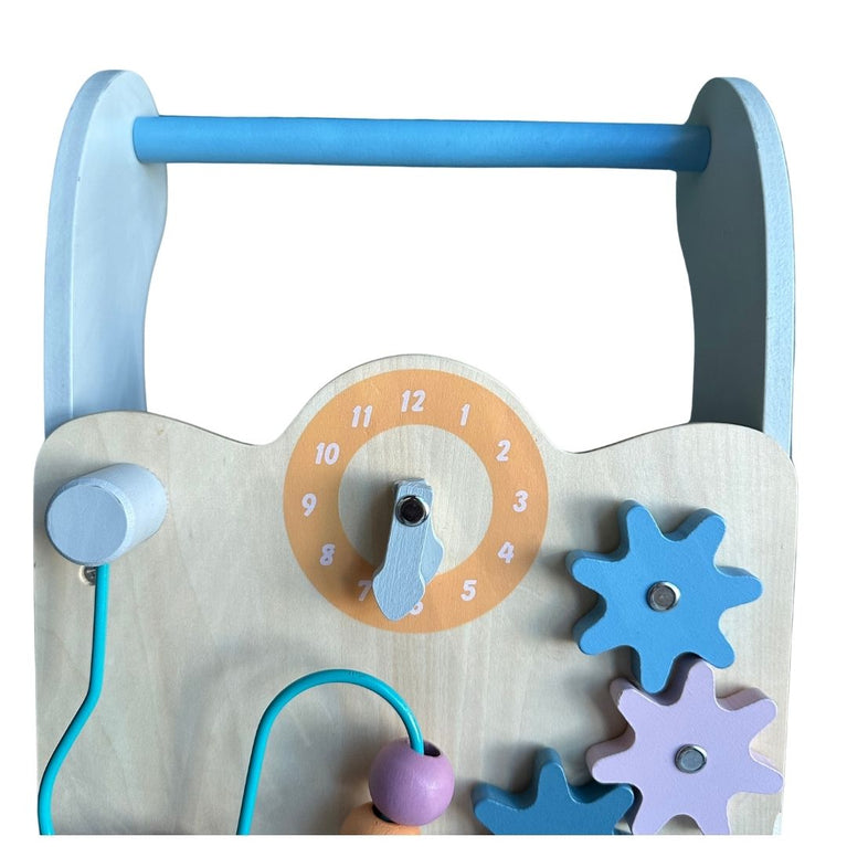 PolarB Wooden Activity Baby Walker