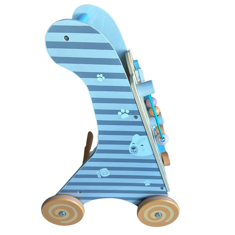 PolarB Wooden Activity Baby Walker