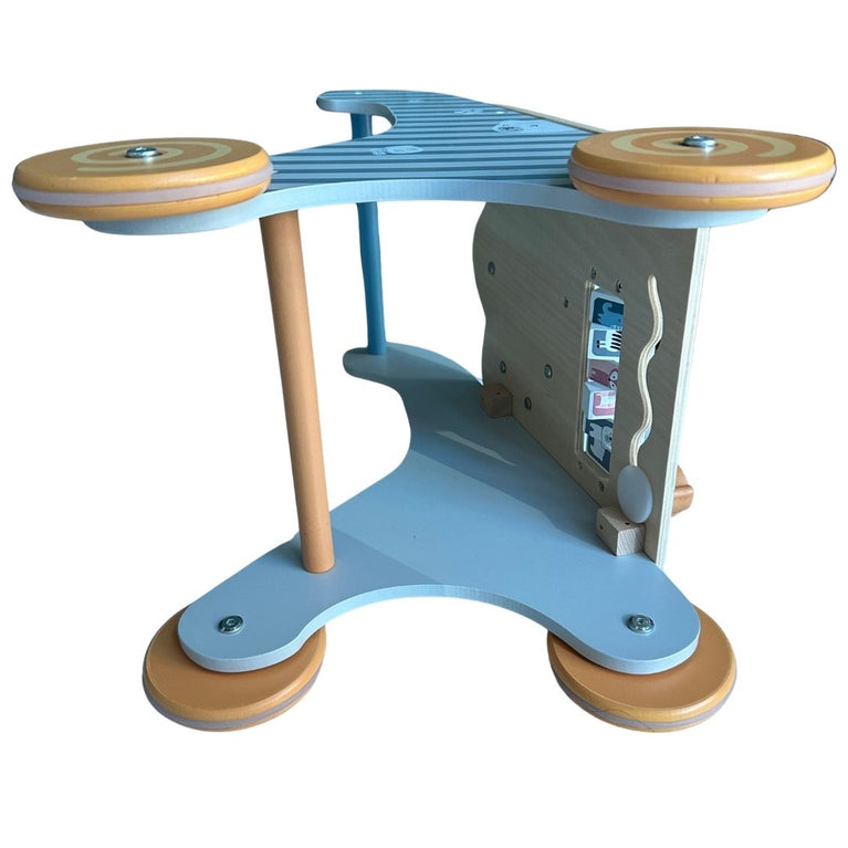 PolarB Wooden Activity Baby Walker