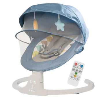 Baybee Nova Automatic Baby Electric Cradle Swing - Blue