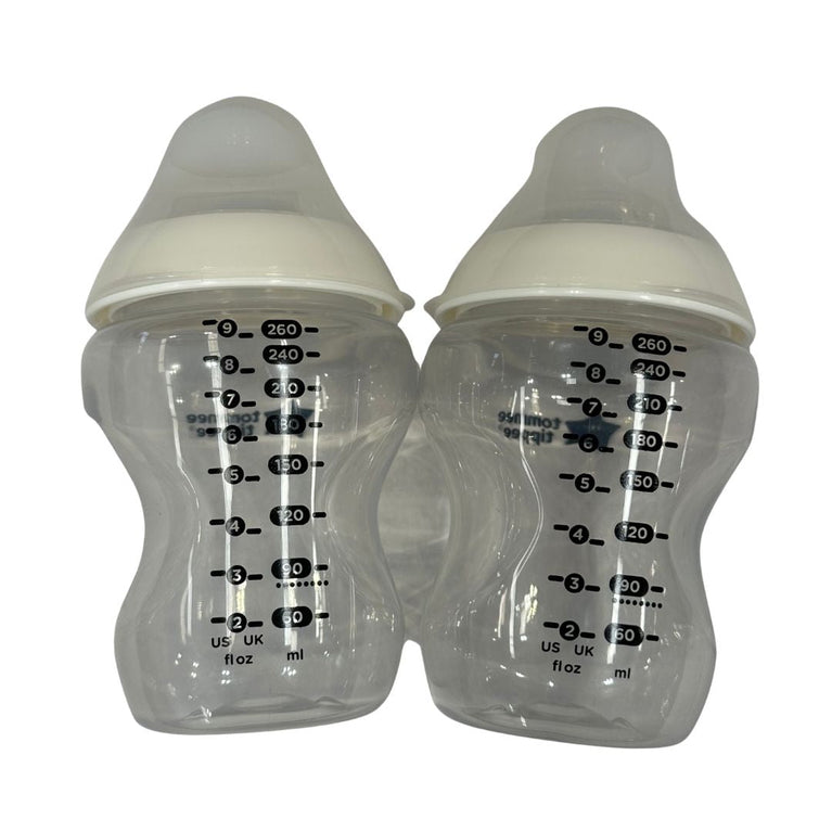 Tommee Tippee 2-Piece Natural Start Slow Flow Feeding Bottle Set - 260 ml