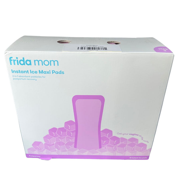 Frida Mom 2-in-1 Postpartum Absorbent Perineal Ice Maxi Pads - Pack of 8