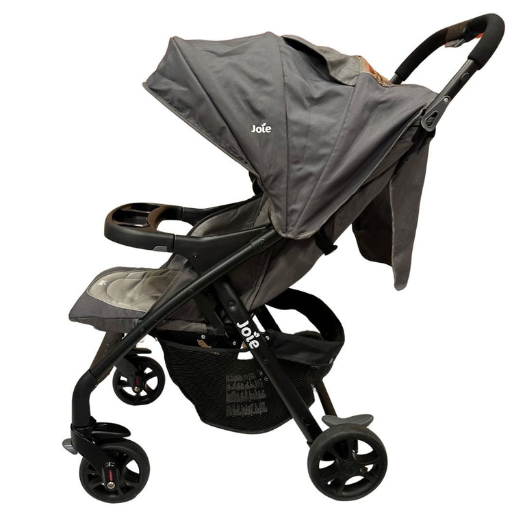 Joie Muze Deluxe Travel System with Juva Car Seat- Dark Pewter