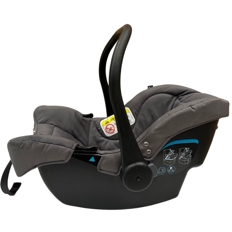 Joie Muze Deluxe Travel System with Juva Car Seat- Dark Pewter