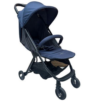 Juniors Cabin Stroller with Removable Front Bar and Canopy - Blue