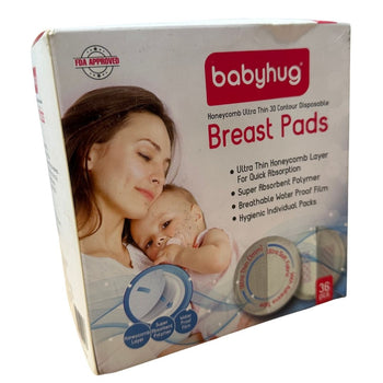 Babyhug 3D Contoured Ultra-Thin Breast Pads - Pack of 36