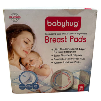 Babyhug 3D Contoured Ultra-Thin Breast Pads - Pack of 36