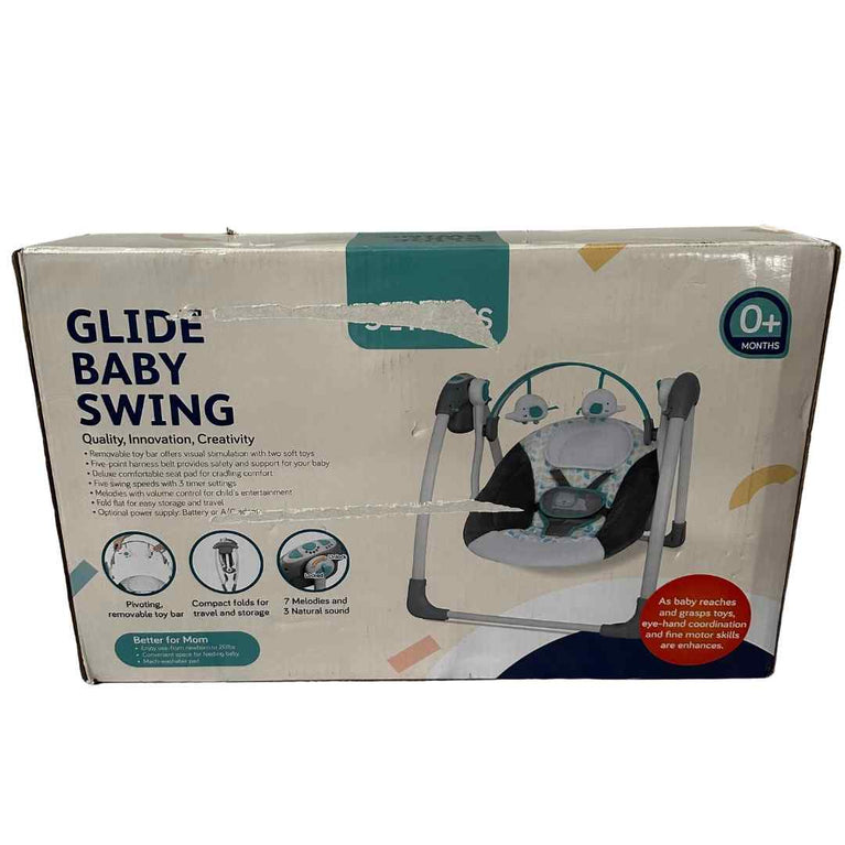 Juniors Glide Baby Swing - Blue Green