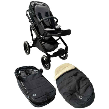 Maxi Cosi Lila XP+ Stroller plus Footmuff - Graphite