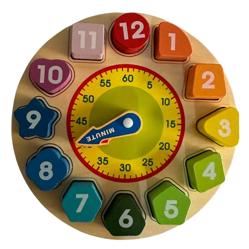 Wooden-Shape-Sorting-Montessori-Learning-Clock-Toy-2