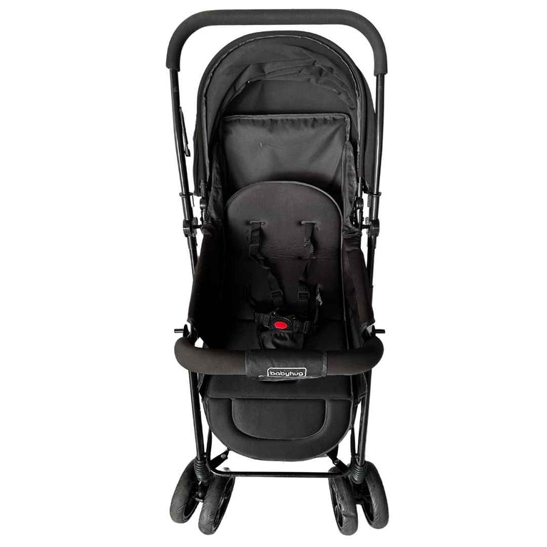 Secondful Babyhug Symphony Stroller With Reverisble Handle Black Shop used Strollers in UAE Secondful