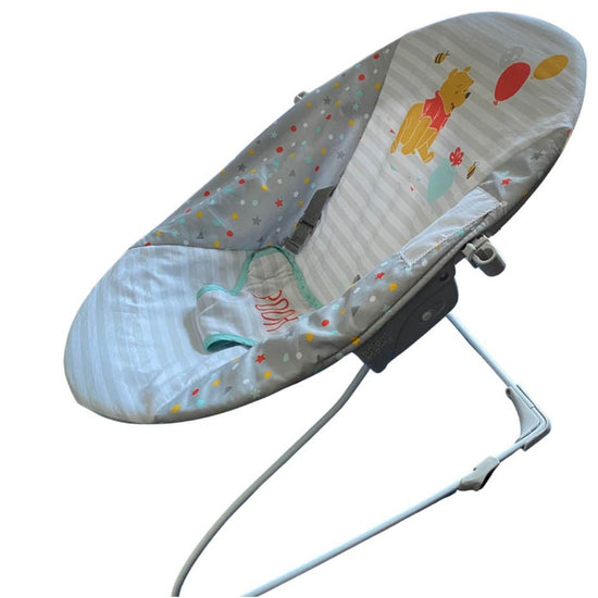 Bright-Stars-Winnie-the-Pooh-Happy-Hoopla-Vibrating-Baby-Bouncer-Image 1