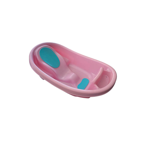 Juniors-Deluxe-Guppy-Bathtub-with-Infant-Insert-Pink-Image 2