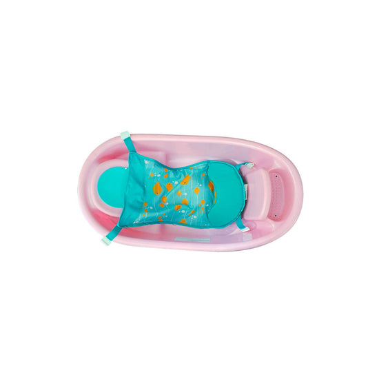 Juniors-Deluxe-Guppy-Bathtub-with-Infant-Insert-Pink-Image 3