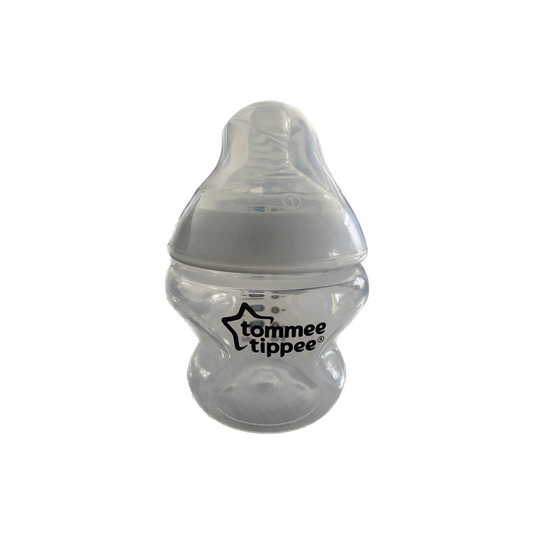 Tommee-Tippee-Closer-To-Nature-Newborn-Feeding-Bottle-Clear-150ml-Pack-of-2-Image 2