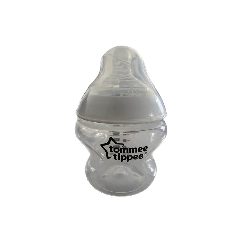 Tommee-Tippee-Closer-To-Nature-Newborn-Feeding-Bottle-Clear-150ml-Pack-of-2-Image 2
