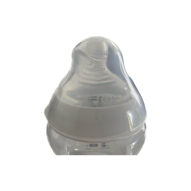 Tommee-Tippee-Closer-To-Nature-Newborn-Feeding-Bottle-Clear-150ml-Pack-of-2-Image 3