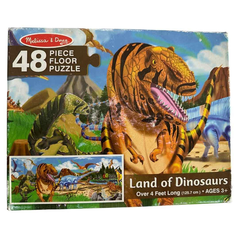 Melissa-&-Doug-Land-of-Dinosaurs-Floor-Puzzle-(48-pcs,-4-feet-long)-2