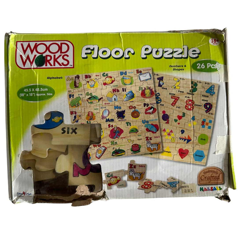 Wood-Works-Childrens-Educating-Kids-Floor-Puzzle-(26-Pieces)-3