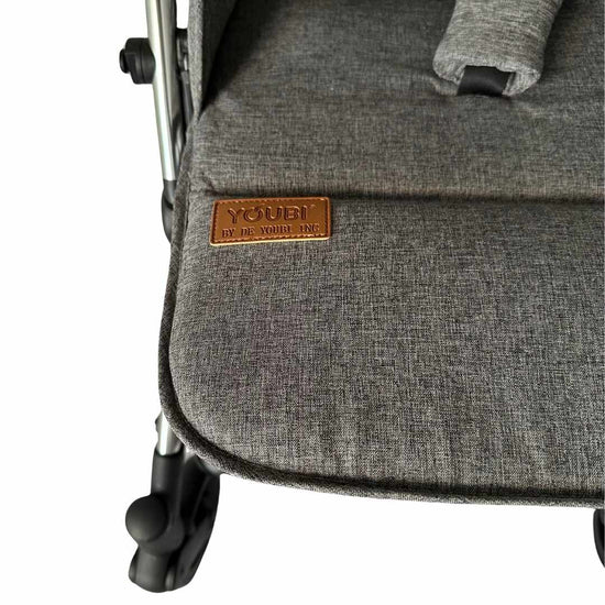 Youbi-Toddler-German-Travel-Light-Stroller-Grey-with-New-Born-Attachment-11