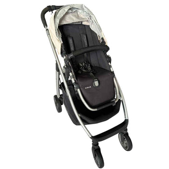 UPPAbaby-Cruz-V2-Stroller-Declan-Oat-MÃ©lange-|-Silver-Frame-|-Black-Handle-1