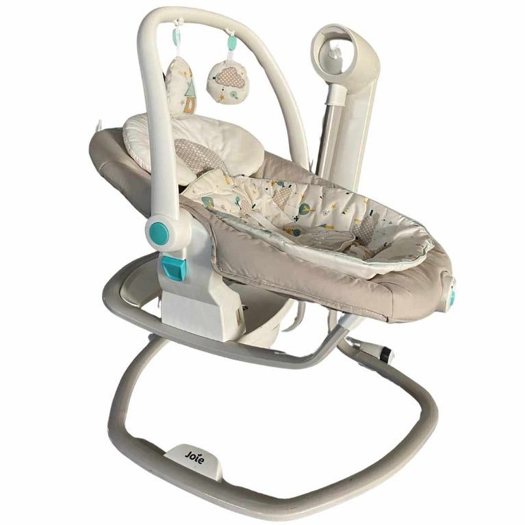 Secondful Joie Serina Swivel Baby Swing Beige Shop used Bouncers Rockers Swings in UAE Secondful