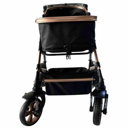 Teknum-3-in-1-Pram-Stroller-+-Bassinet-+-Infant-Car-Seat-Black-11