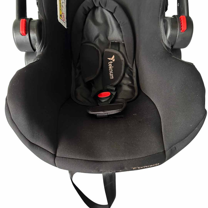 Teknum-3-in-1-Pram-Stroller-+-Bassinet-+-Infant-Car-Seat-Black-30