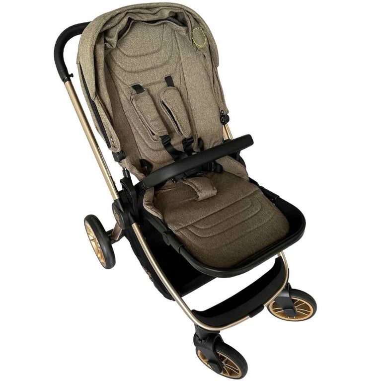 KikkaBoo-3-in-1-Vicenza-Luxury-Baby-Stroller-Beige-(2018)-2