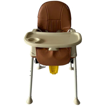 Babyhug-3-in-1-Comfy-High-Chair-with-Adjustable-Dining-Tray-Brown-2