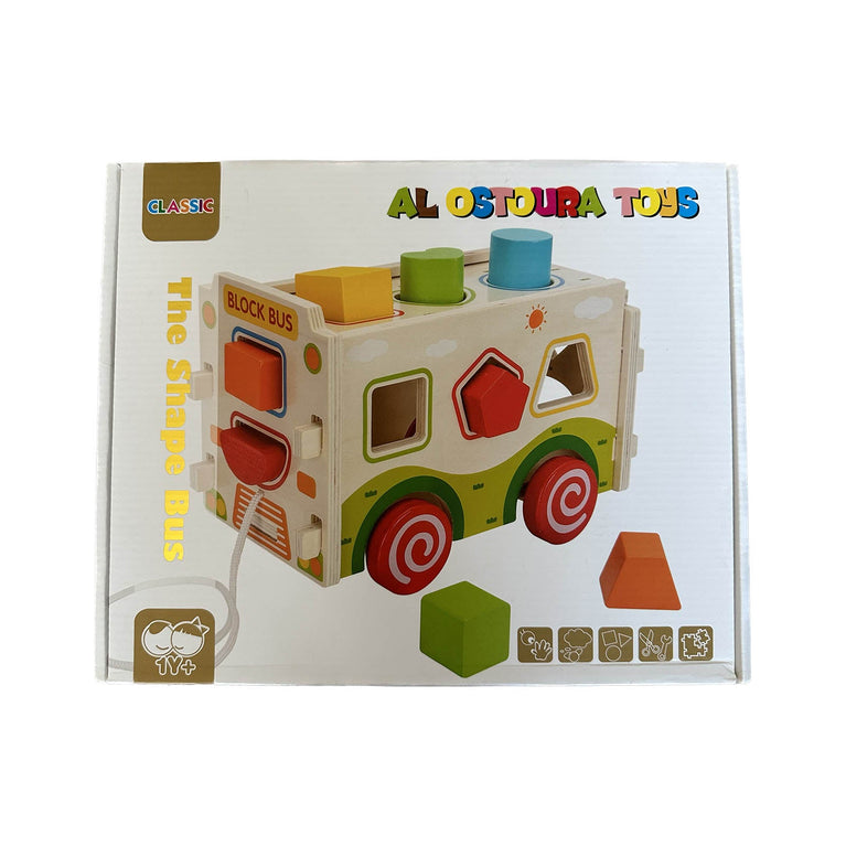 Al-Ostoura-Toys-The-Shape-Bus-Educational-Wooden-Toy-Image-Front
