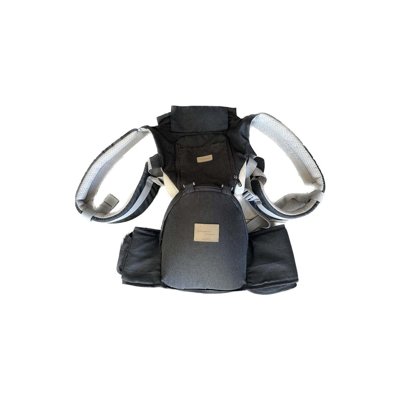 Baby-Carrier-Newborn-to-Toddler,-Multifunctional-6-in-1-Infant-Hiking-Carrier-Dark-Grey-Image 1