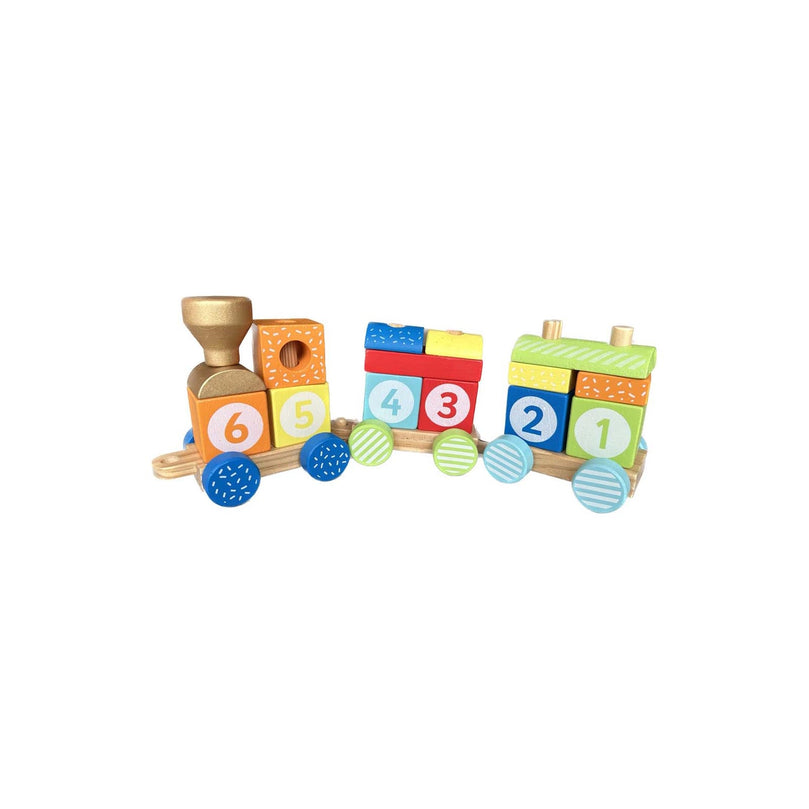 Early-Learning-Centre-(ELC-Toys)-Wooden-Train-Stacking-Set-Toy-Image 2
