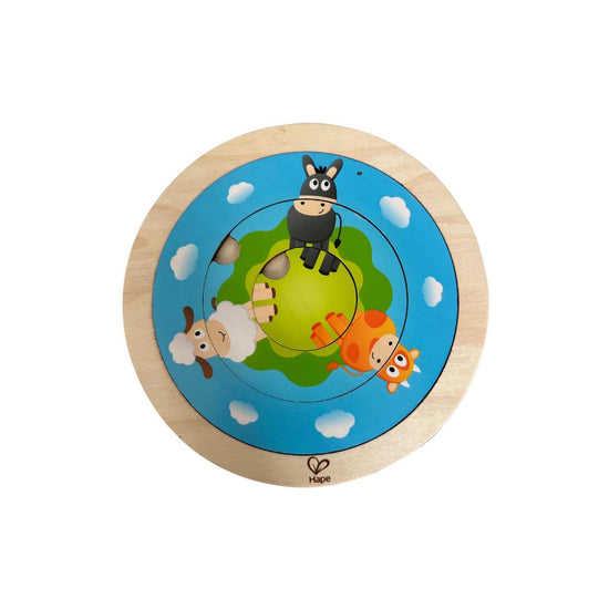 Hape-2-in-1-Spinning-Farm-Puzzle-Game-Image 1