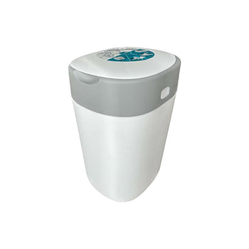 Tommee-Tippee-Twist-Click-Advance-Nappy-Disposal-Sangenic-Tec-Bin-White-Grey-Image 1