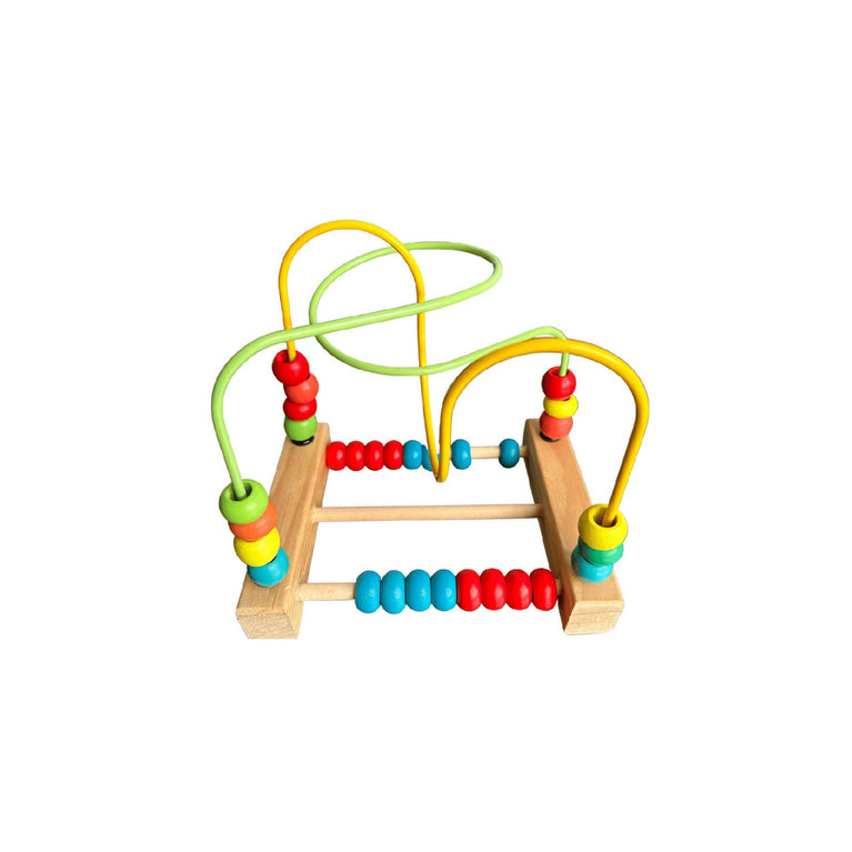 Wooden-Wire-Bead-Maze-Educational-Game-Toy-for-Babies-Image 2