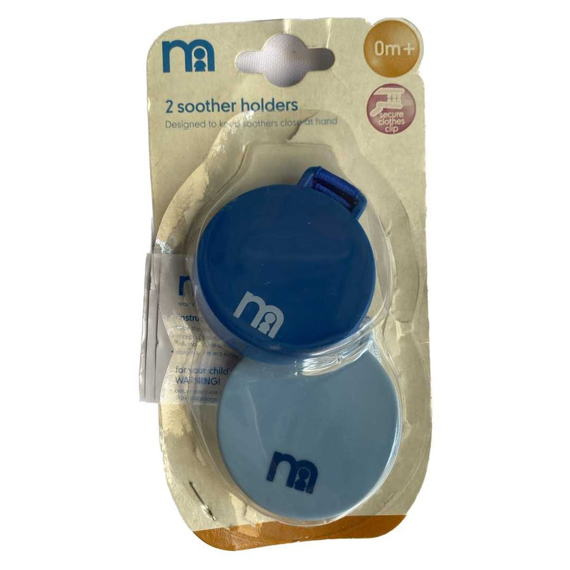 Mothercare-Soother-Pacifier-holders-Pack-of-2-Blue-1