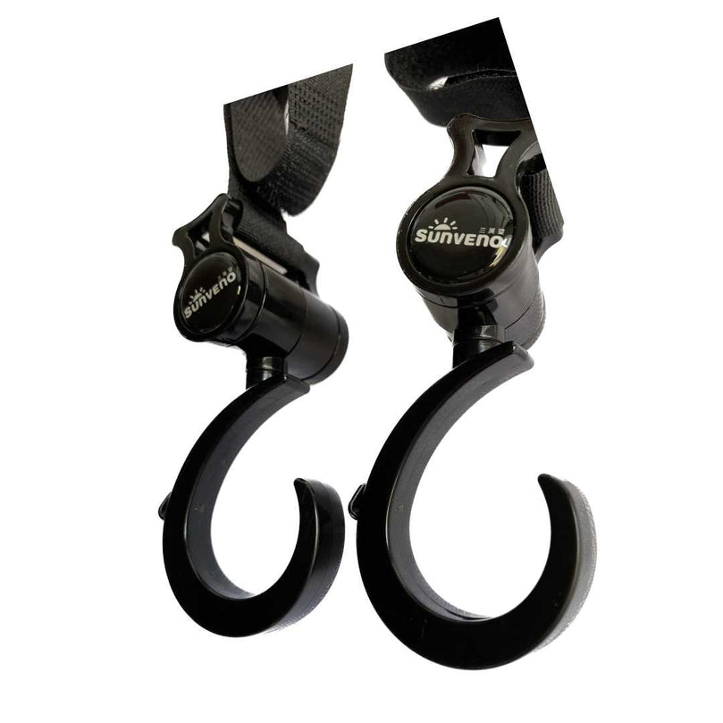 Sunveno-360-Rotating-Stoller-Hooks-Pack-of-2-Black-2